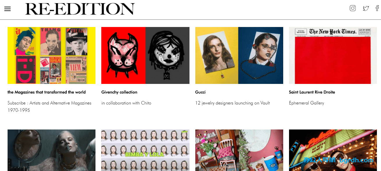 Re-Edition Magazine插圖 Re-Edition Magazine插圖
