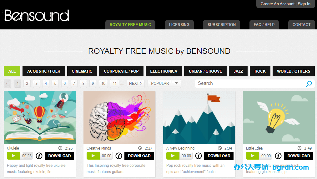 Bensound插圖 Bensound插圖