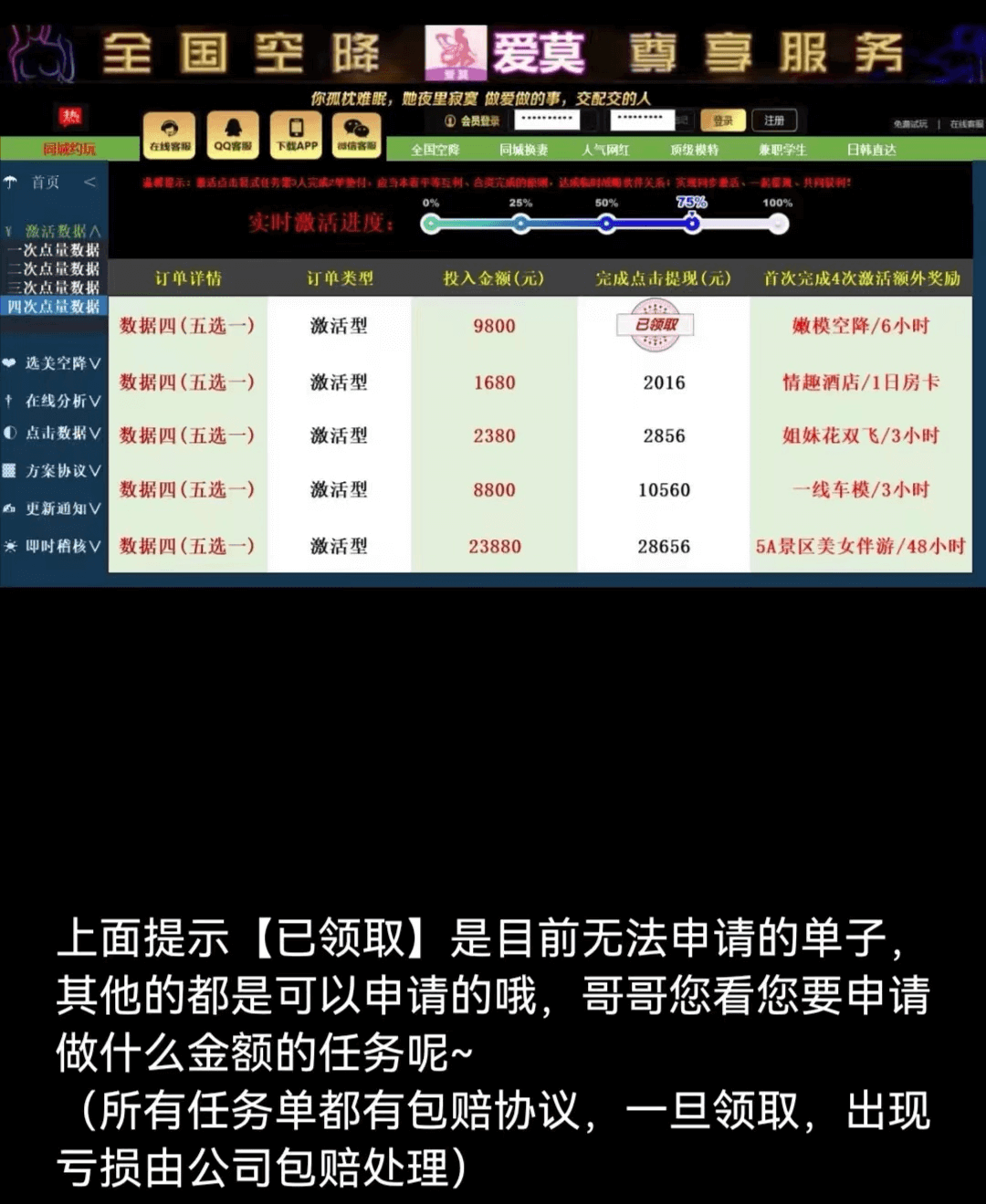 “桃色陷阱”以約炮為誘餌的刷單類詐騙，約炮騙局詐騙插圖3