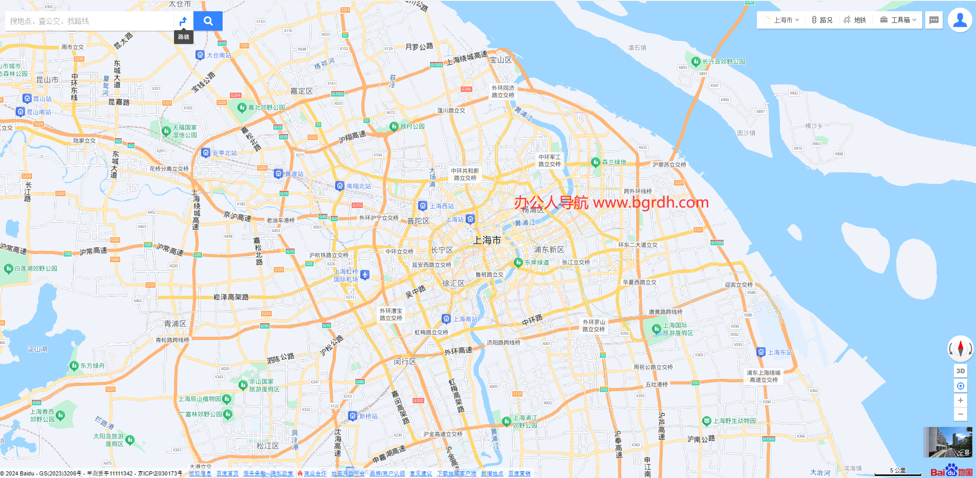 百度地圖插圖 百度地圖插圖