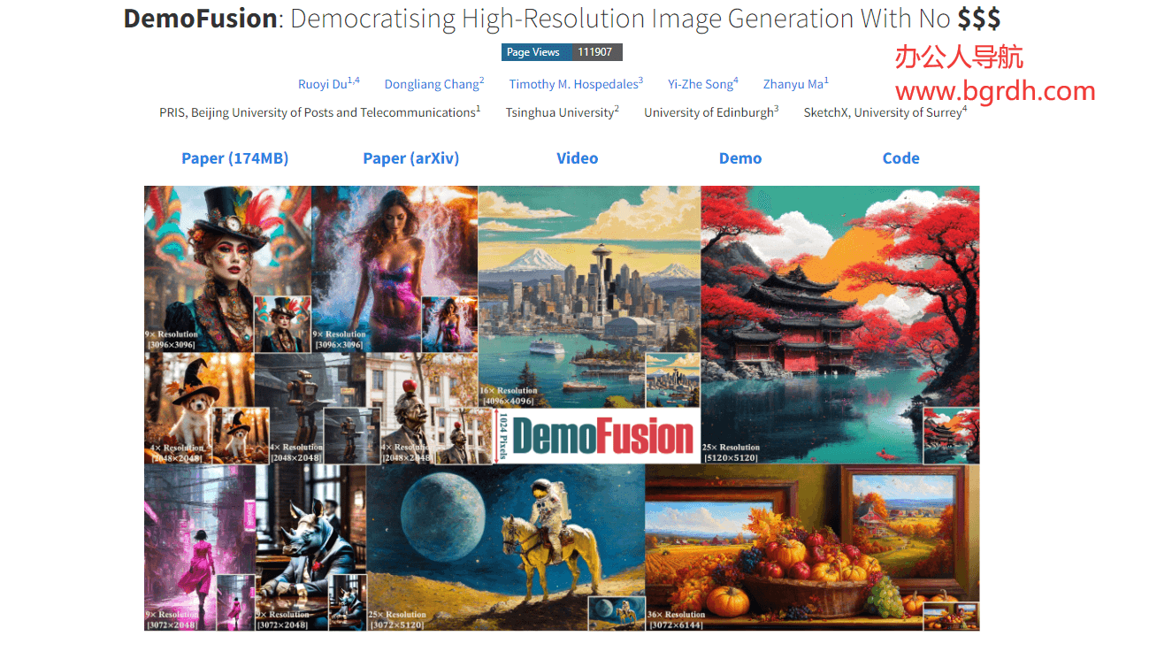 DemoFusion插圖 DemoFusion插圖