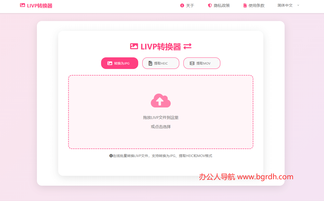 LIVP轉換器插圖 LIVP轉換器插圖