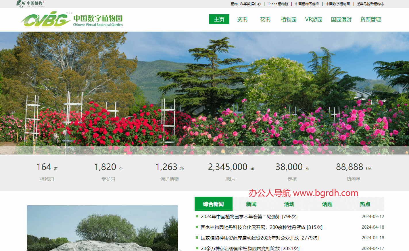 中國數字植物園插圖 中國數字植物園插圖