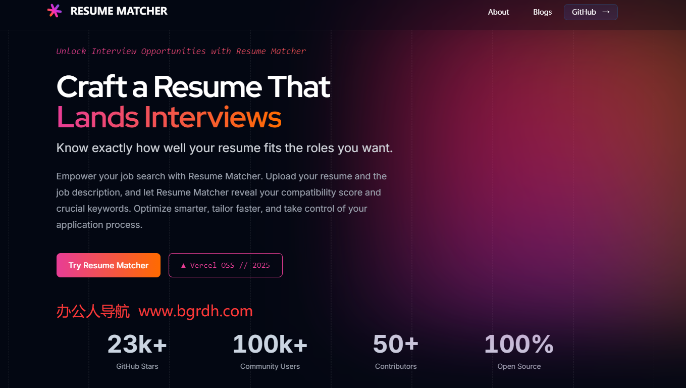Resume-Matcher插圖 Resume-Matcher插圖